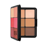 Make Up For Ever HD Skin Face Essentials Palette Harmony 1 swatches enable seamless natural blending.