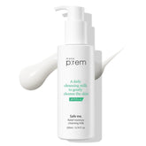 MAKEP:REM Safe Me cleansing milk bottle shows gentle makeup removal and hydration.