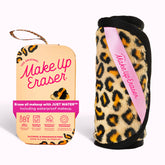 MakeUp Eraser Pro leopard design close-up of fibers for makeup removal without wipes