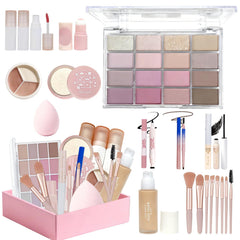 Makeup Kit for Women foundation bottle offers natural coverage for daily wear.