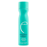 Malibu C Swimmers Wellness Shampoo bottle being poured for chlorine removal and moisture