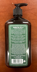 Malibu Tan 18oz bottle on shelf conveys generous, long-lasting moisture.