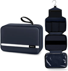Maliton toiletry bag hanging setup keeps toiletries accessible in small bathroom spaces