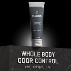 Mando Odor Shield bottle pour action for quick, long-lasting odor control