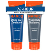 Mando Pro Sport pack-2 front shows long-lasting odor control for active days.