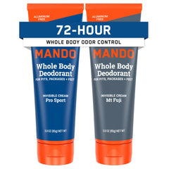 Mando Pro Sport pack-2 front shows long-lasting odor control for active days.