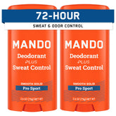 Mando Pro Sport Stick two-pack front view for everyday freshness.