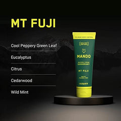 Mando application glide demonstrates invisible cream texture for clean underarms