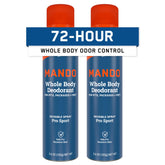 Mando Whole Body Deodorant can front offers aluminum-free protection for all-day freshness.