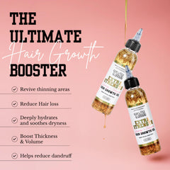 The Mane Attraction scalp massage close-up showing nourishing oil application for follicles.