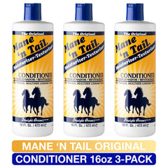 detangling close-up with mane 'n tail reducing frizz and smoothing strands