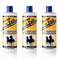 mane 'n tail original formula conditioner 3-pack bottles showcasing thicker fuller hair