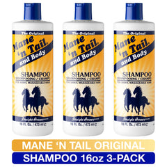 Mane 'n Tail Original Formula Shampoo lather action showcases rich foam for cleansing.