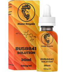 Mane Regain RU58841 5 percent bottle front for on the go use