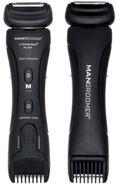 MANGROOMER Lithium Max Plus dual-head design enables versatile full-body grooming