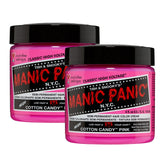 MANIC PANIC Cotton Candy Pink bottle for at-home vibrant color application