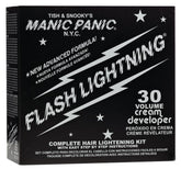 MANIC PANIC Flash Lightning bleach powder for an even lift before color.