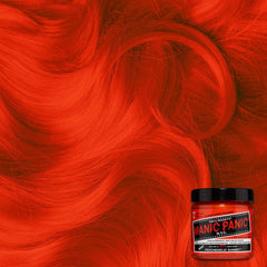 MANIC PANIC Psychedelic Sunset tub closeup reveals creamy semi-permanent formula