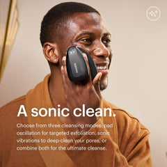 MANSCAPED The Face Buffer PRO 6,000 to 9,000 RPM speeds tailor cleansing intensity