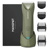 MANSPOT Manscape Trimmer with LED light for precise grooming