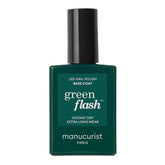 Manucurist Green Flash Base Coat brush closeup for precise, even base application