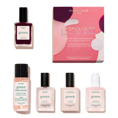 Manucurist Green Prune nail polish bottle with long-wear gel-like shine.