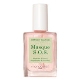 Manucurist SOS Nail Mask packaging highlights plant-based formula for healthy nails.