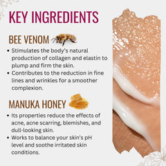 Manuka Lane active Manuka honey jar swatch highlights natural ingredients for skin care