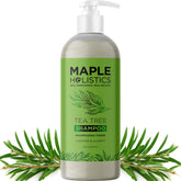 Maple Holistics clarifying shampoo bottle—oil-control and scalp refreshment.