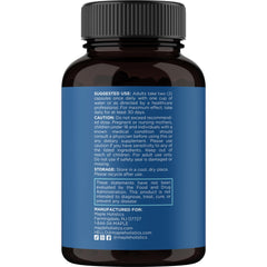 Maple Holistics horsetail extract capsules evoke mineral-rich hair strength.