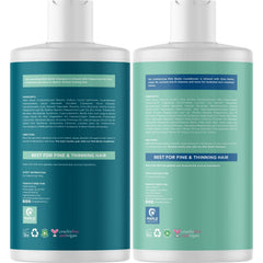 Maple Holistics volumizing biotin conditioner bottle supports nourishment for thinning hair