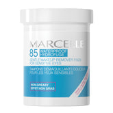 Marcelle Gentle Eye Makeup Remover Pads pack emphasizes easy eye makeup removal.