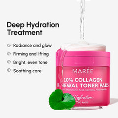 MAREE centella calming pad texture ideal for gentle soothing care.