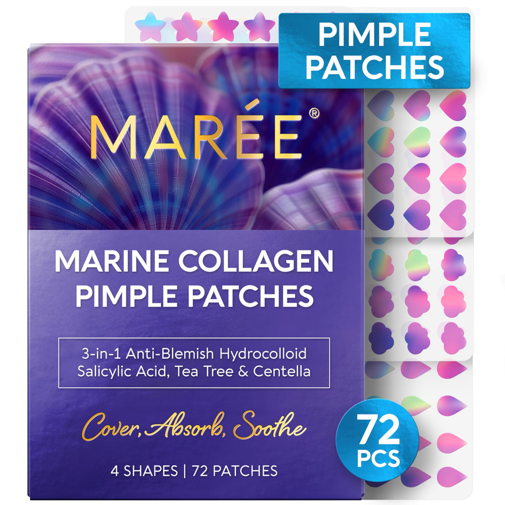 MAREE Star Pimple Patches packaging, convenient for on-the-go acne care