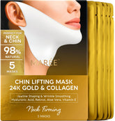 MAREE V Line Lifting Mask packaging with 24K gold accents for a luxurious at-home ritual