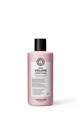 Maria Nila Pure Volume Conditioner bottle shows vegan formula for light, voluminous hair