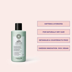Maria Nila True Soft argan oil ingredients close-up highlights nourishing care