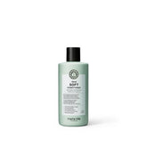 Maria Nila True Soft conditioner bottle shows frizz reduction for smoother hair