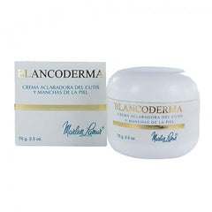 Marlen Lamur Blancoderma bottle closeup highlighting moisturizing formula.