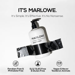 Marlowe No. 103 rich foaming lather showcasing refreshing wash experience.