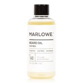 MARLOWE No. 143 Beard Oil bottle with dropper providing fragrance-free hydration.