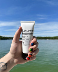 Marlowe No.127 under eye cream cools tired eyes and reduces puffiness.