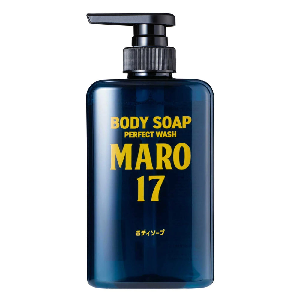 MARO17 Perfect Wash bottle front—premium hydration for daily cleansing.