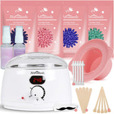 Maromamix waxing kit with digital warmer for precise heat and smoother wax application