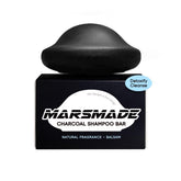 MARS MADE Charcoal Shampoo Bar 2.0 pack shot highlighting bottle-free eco design for cleansing