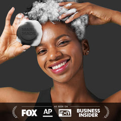 MARS MADE Charcoal Shampoo Bar 2.0 scalp-refresh moment emphasizing oil-control feel
