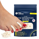 MARS WELLNESS premium foam toe separators packaging for easy self-care routines.