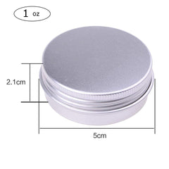 Marsheepy aluminum round tin lid close-up demonstrates secure screw-cap seal.
