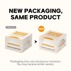 Mars Made shampoo bar on wet hair for cleansing and nourishment