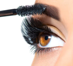 Mary Kay Lash Intensity Mascara definition shot emphasizes deep-black pigment and eye-opening effect.